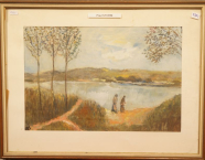 obrazy/ludia-pri-jazere-2