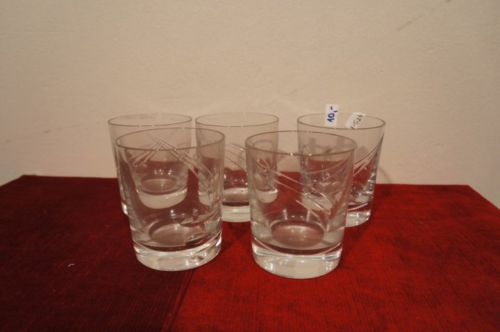 5x pohár whisky