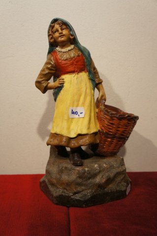 dievča s košom
