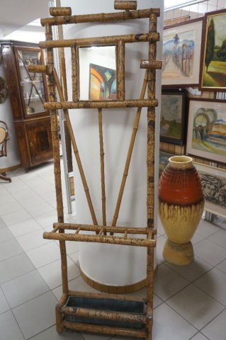bambusová stena