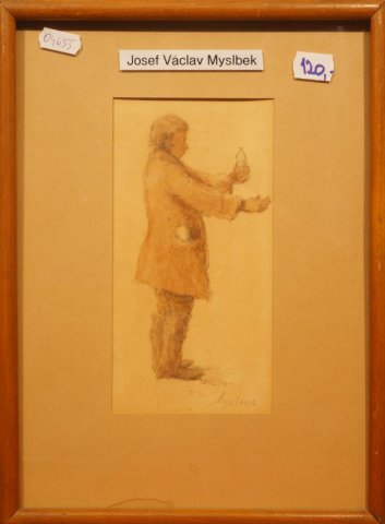 pán s fľašou