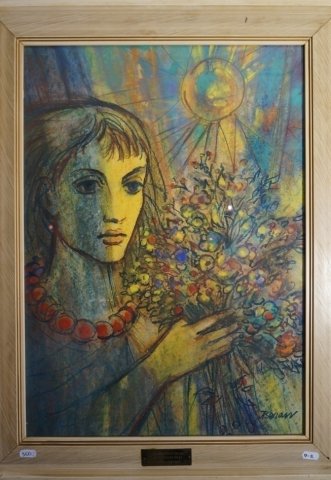 žena kvety