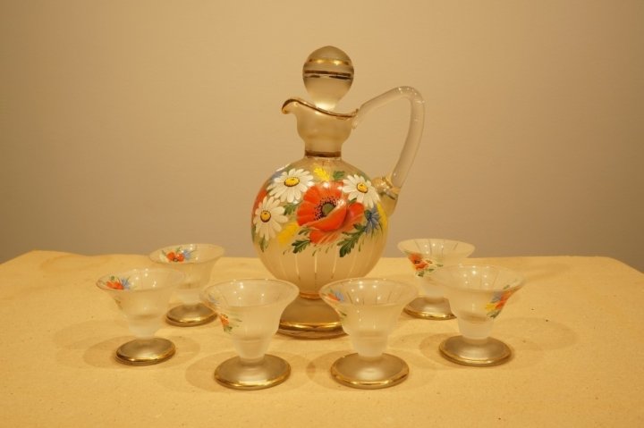 karafa 6 pohárov